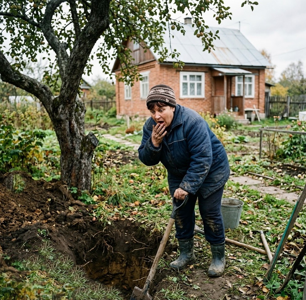Старушка строго запретила соседке копать под яблоней. Сюрприз, который ждал женщину, когда она нарушила запрет 1 23